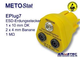 METOSTAT ESD-Erdungsstecker EPlug7
