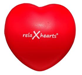 relaXhearts® Heart (rotes "drück mich" Herz)