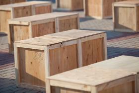 Holz-Transport-Kisten