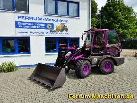 Radlader Ferrum DM416 x4 V2 Modell 2024 in Schwarz / Pink