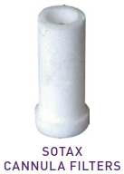 Sotax compatible cannula filters