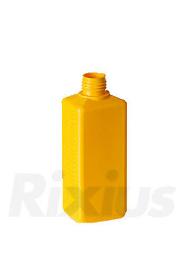 Vierkantflaschen aus HDPE gelb