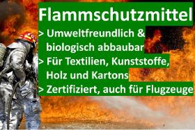 Flammschutzmittel umweltfreundlich, biologisch abbaubar