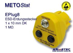 METOSTAT ESD-Erdungsstecker EPlug8