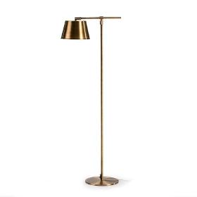 Stehlampe 42x23x149 Metall Golden - Stehlampen