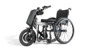 Elektrischer  Zusatzantrieb für Rollstühle