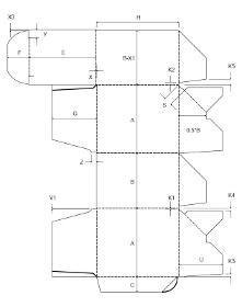 ECMA A6020 - 3 - Faltschachtel mit Automatikboden / Blitzboden / Patentboden / Schnappschachtel