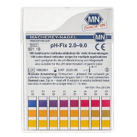 pH-Fix Indikatorstäbchen 2,0 - 9,0 (100 T.)