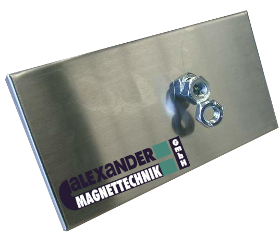 Plattenfänger / Plattenmagnet permanent magnetisch Ferrit und Neodym möglich - direkt vom Hersteller!