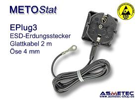 METOSTAT ESD-Erdungsstecker EPlug3