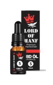 LORD OF HANF Oil CBD 5% - CBD-Extrakt mit Bio Hanfsamenöl
