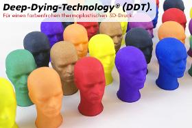 3D-Druck in wundervollen Farben dank Deep-Dyeing-Technology® (DDT) von STURM® INDUSTRIES