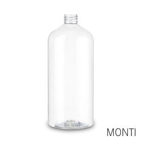 rPET-Flasche MONTI (500 & 1000 ml) / aus Recyclat / Rezyklat