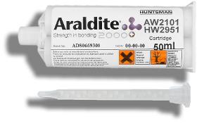 Araldite AW 2101 / HW 2951 | 50 ml Doppelkartusche mit ZMS