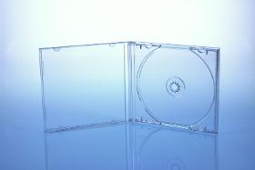 CD Jewelcase für 1 Disc - montiert mit transparentem Tray