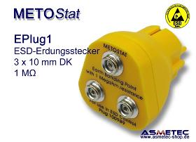 METOSTAT ESD-Erdungsstecker EPlug1