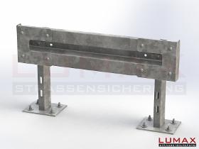 LUMAX-Rail-Bausatz zum Dübeln 1-holmig inkl. LR-Kopfstücke - LR-D-1-200-755 - 1 Meter