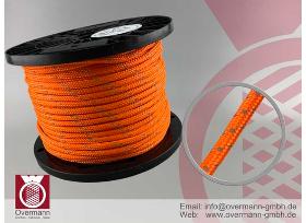 Safety Reflec Polyester Sicherheitsreflektorseil Orange Fluoreszierend