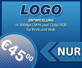 Logo Entwicklung in 300dpi CMYK und 72dpi RGB für Print und Web