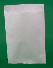 Flachbeutel Kraftpapier Weiß