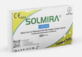COMBOTEST 4 in 1, Covid, RSV, Influenza A/B von Solmira oder FluoreCare