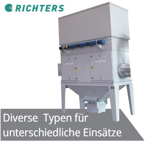 Filtergeräte - Filteranlagen - Entstaubungsanlagen - Absauganlagen für Stäube
