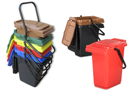 Müllbehälter, Mülleimer, Vorsortierbehälter 25 Liter verschiedene Farben