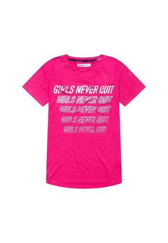 Slouchy-T-Shirt „Never Quit“ für Mädchen (3–14 Jahre)