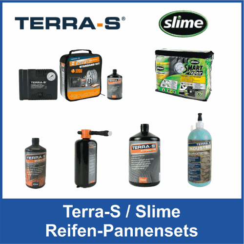 Reifen-Pannensets Terra-S und Slime