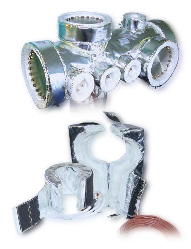 Glasseide-isolierte Heizmanschetten Serie MiL-HJ bis 450°C
