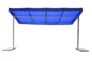 Mobile Markise 2.85 x 2.25 m uni blau