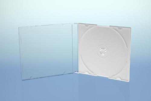 CD Slimcase - 5.2mm - weiß - kartoniert
