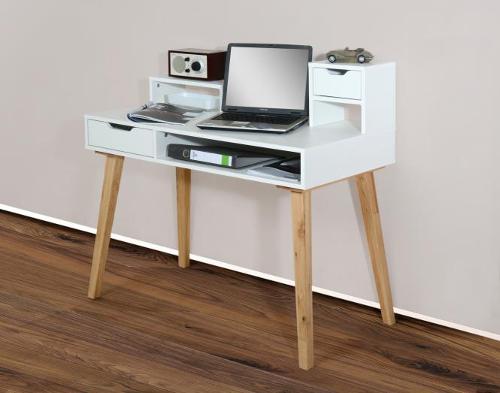 Schreibtisch Sekretär in verschiedenen Farben, mit massiven Füßen