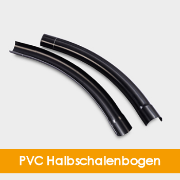 PVC Reparatur-Halbschalenbogen mit H-Profil