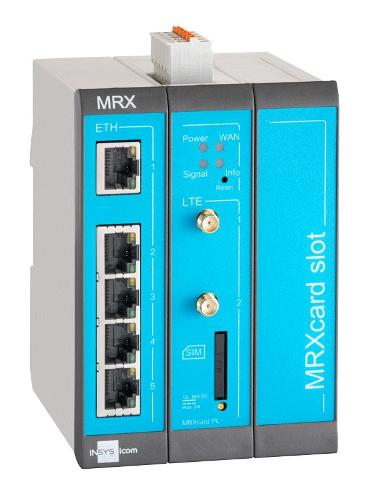 MRX3 LTE voll-modularer LTE-Router, Switch, IOs, LXC