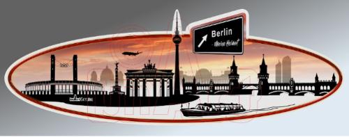 Aufkleber Skyline Berlin
