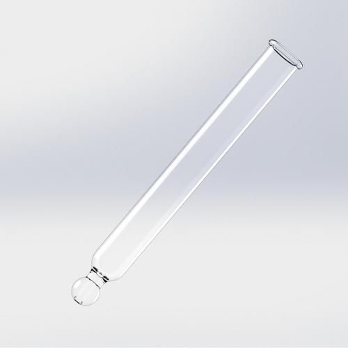 Glaspipette für Tropfer – gerade Spitze, 63 mm Länge