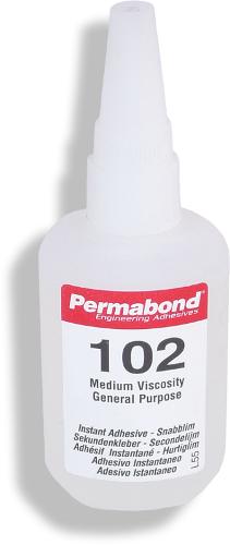 Permabond 102 | 50 g Kunststoff-Flasche mit Auftragsdüse