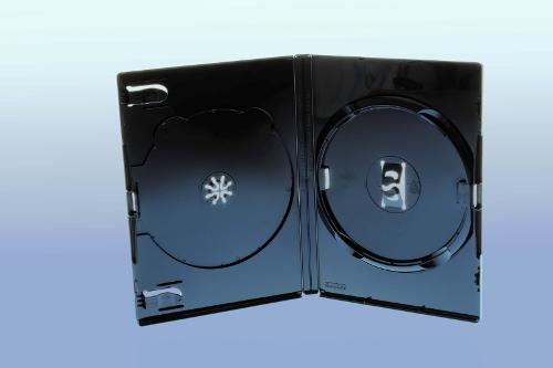 AMARAY DVD Box 2-fach - 14mm - FOF - schwarz - kartoniert