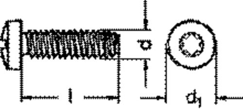 Gewindefurchende Linsenkopfschrauben (Form C), metrisches