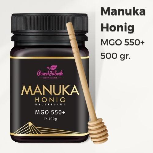 Manuka Honig, MGO 550+, 500 gr.