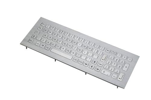 Edelstahl Tastatur mit 81 Tasten