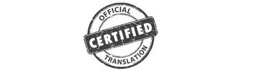 Certified and sworn translations