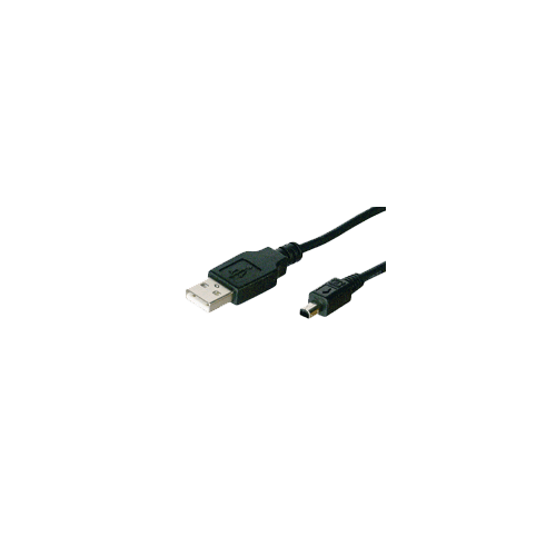 USB-Kabel A-Stecker an B-Mini-Stecker 5pol 2m