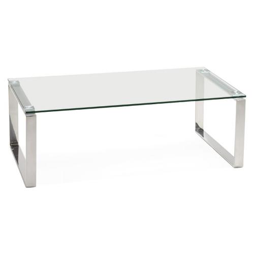 Couchtisch Rechteckig Glasdesign Betty (transparent) - Niedrige Tische