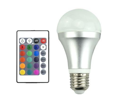 IR Fernbedienung LED Farbwechsel-Glühbirne - A60, 4W, 65lm