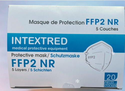 Intextred Schutzmaske FFP2 ohne Ventil