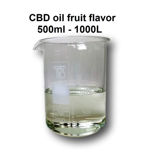 CBD Öl 5% mit Frucht-Aroma - 1 Liter 