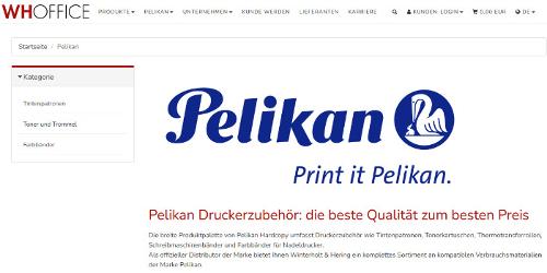 Tinpatronen und Druckerpatronen von Pelikan