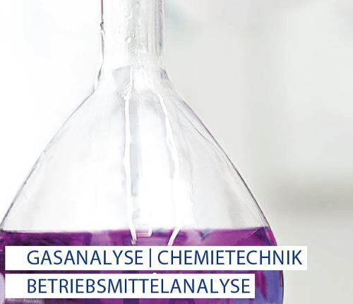 Gasanalyse und Chemietechnik, Betriebsmittelanalyse